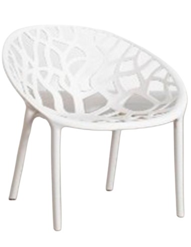 Sillón Crystal blanco
