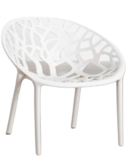 Sillón Crystal blanco