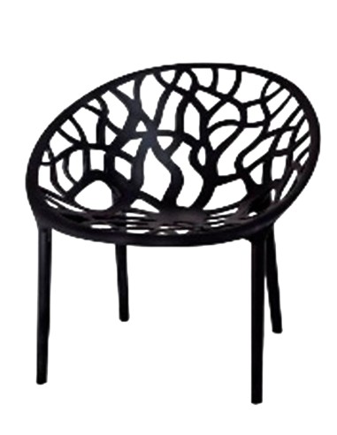 Sillón Crystal negro